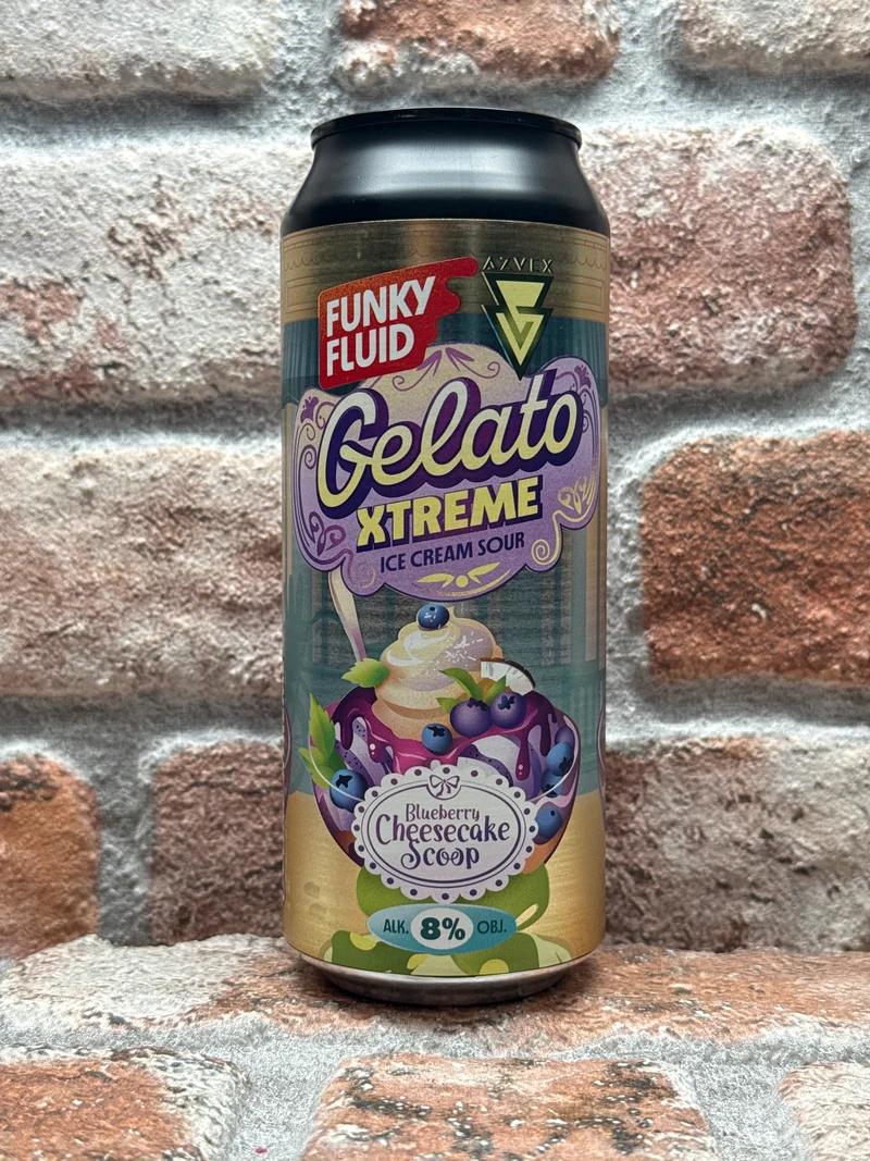 Funky Fluid Gelato XTREME: Blueberry Cheesecake Scoop Sour - 50 CL