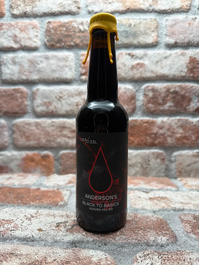 Anderson's Brewery Black To Basics (Heaven Hill BA) Stout - 33 CL