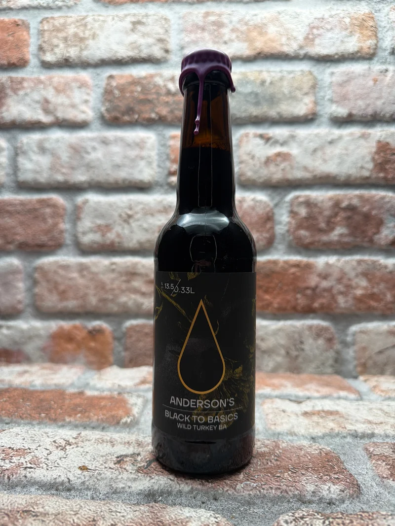 Anderson's Brewery Black To Basics (Wild Turkey BA) Stout - 33 CL