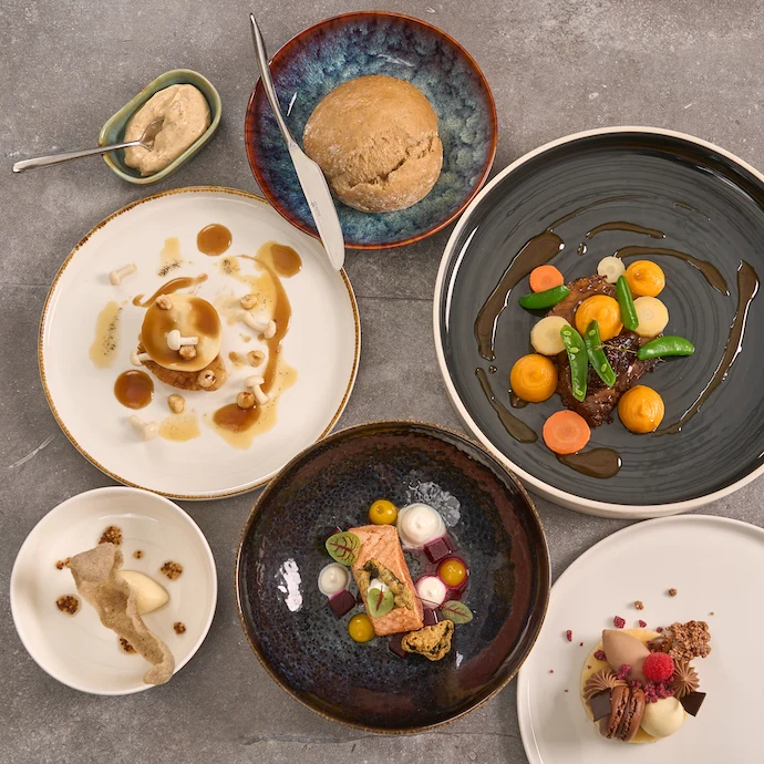 5 gangen "Amis de Maison" fine dining menu