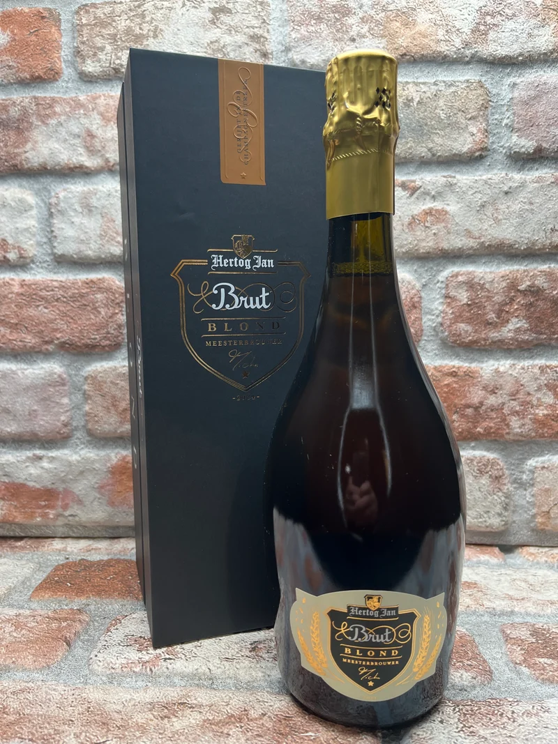 Hertog Jan Brut Blond Champagnebier met doos - 75 CL