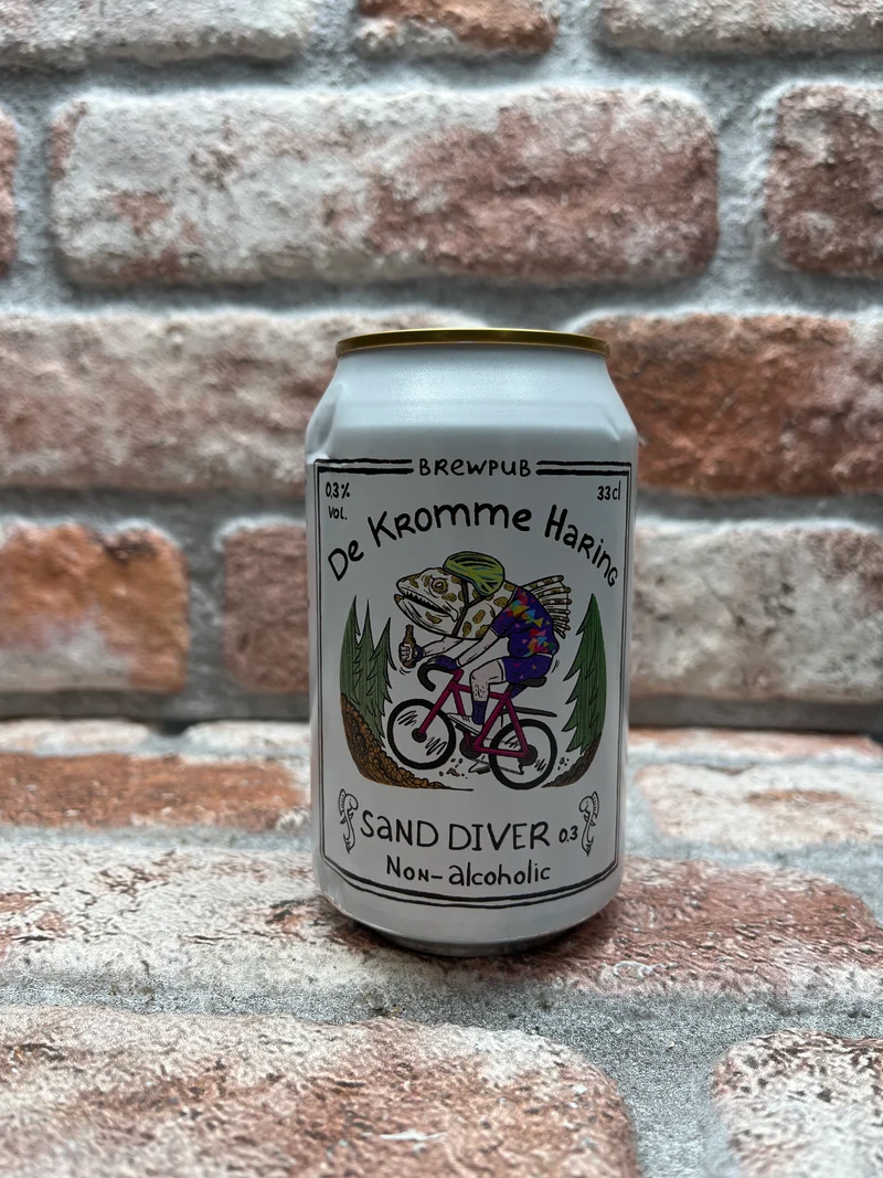 De Kromme Haring Sand Diver 0.3 Alcoholvrij - 33 CL