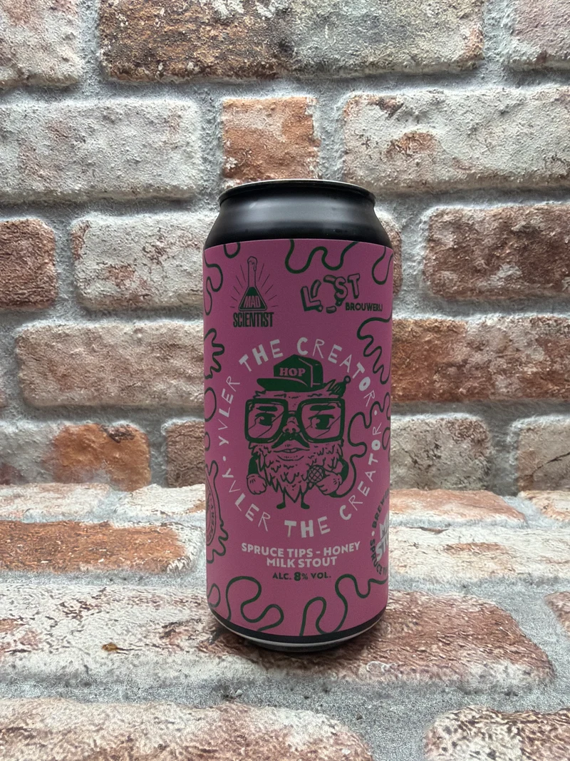 Mad Scientist Yvler The Creator & Brouwerij Lost Stout - 44 CL