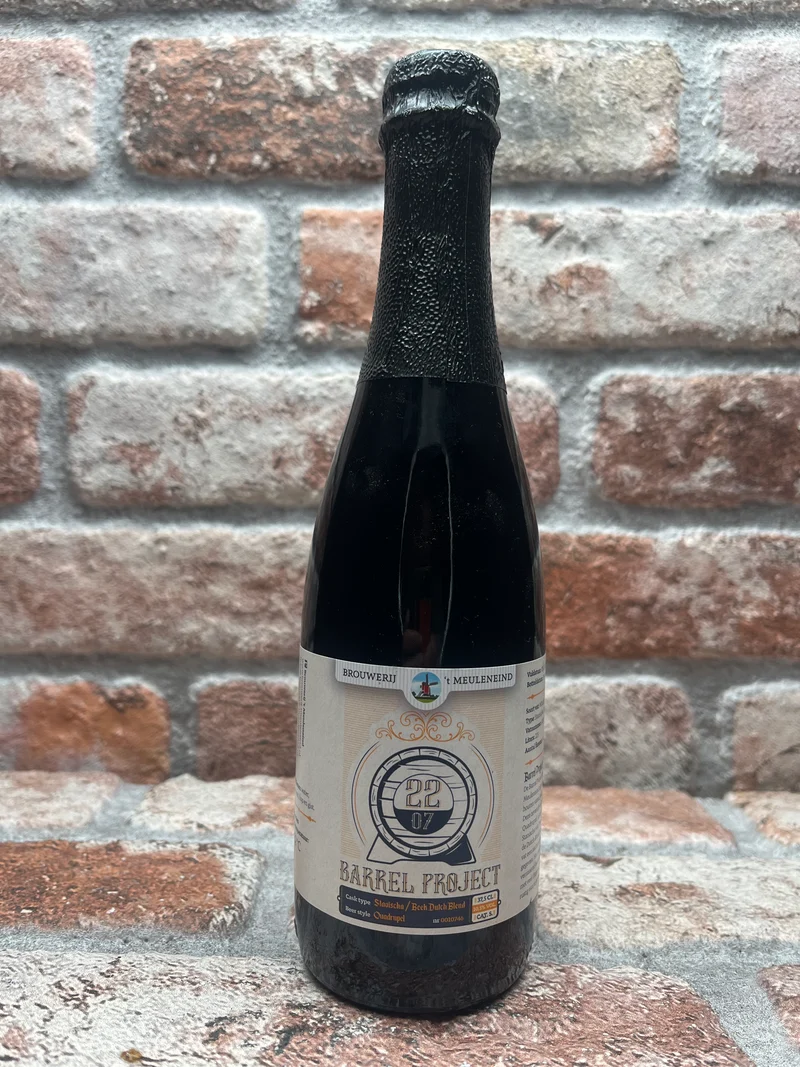 Brouwerij 't Meuleneind Barrel Project 22.07 Quadrupel - 37.5 CL