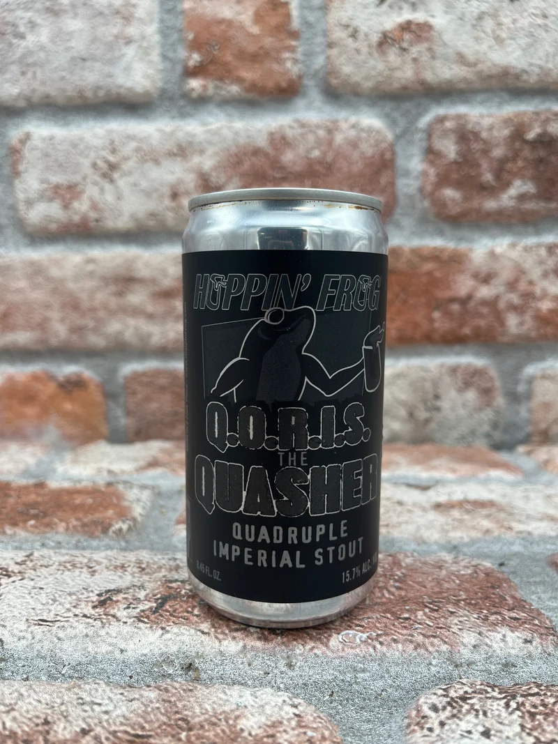 Hoppin'Frog Q.O.R.I.S. The Quasher Quadruple Oatmeal-Imperial Stout - 20 CL