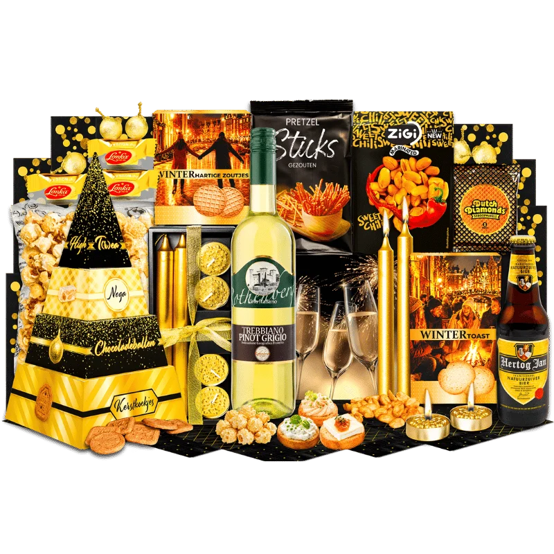 Witte Wijn & Bier XL Kerstpakket