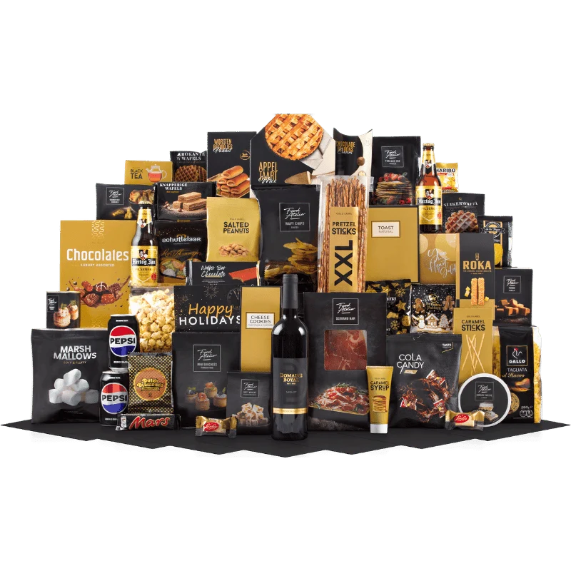 Serrano Ham, Pasta & Thee Kerstpakket Deluxe