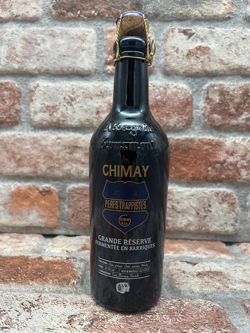 Chimay Grande Réserve Fermentee En Barriques - Chene Francais, Chene Américain, Whisky (09/2022) Quadrupel - 37.5 CL