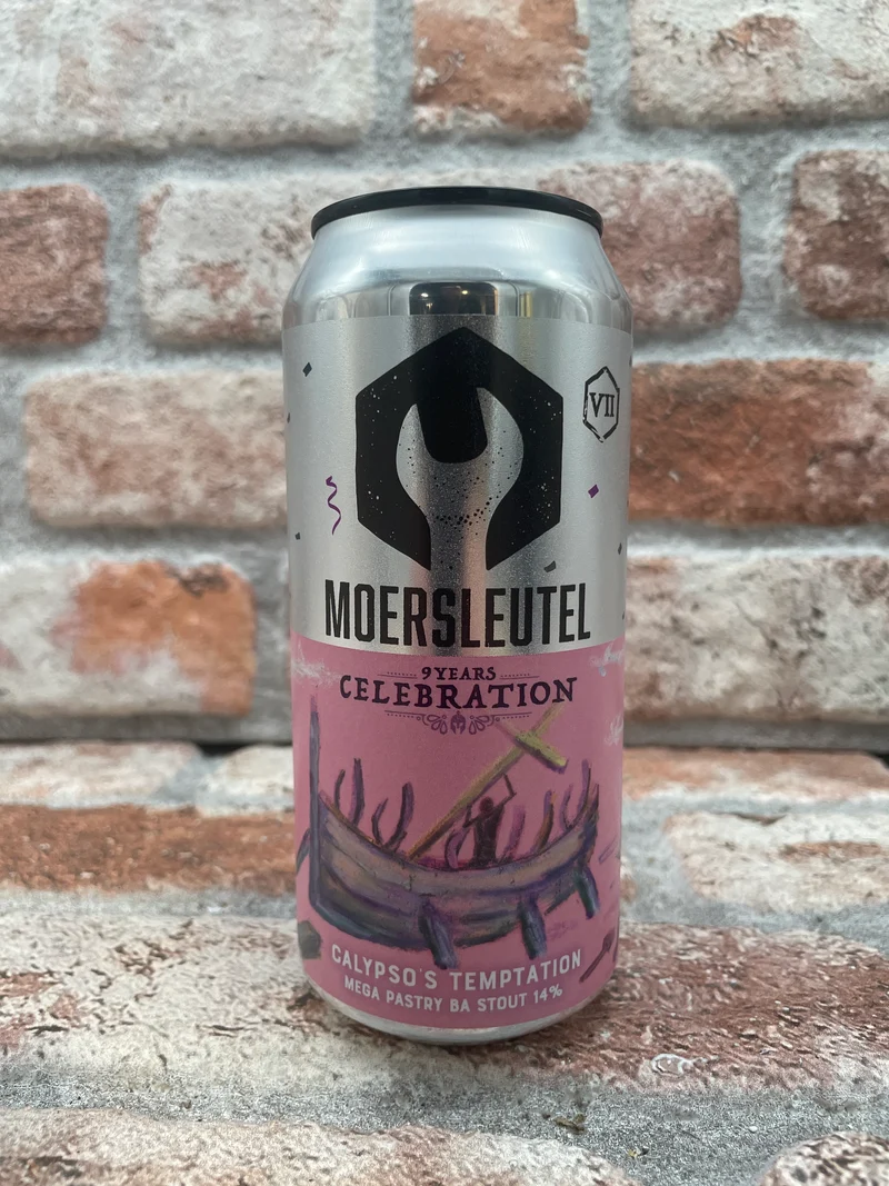 Moersleutel 9 years: Calypso's Temptation Mega Pastry BA Stout - 44 CL