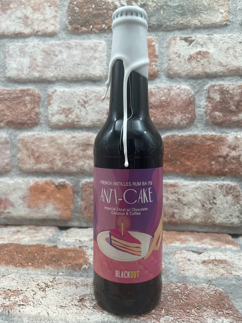 Blackout Brewing Anti-Cake BA French Antilles Rum Stout - 33 CL