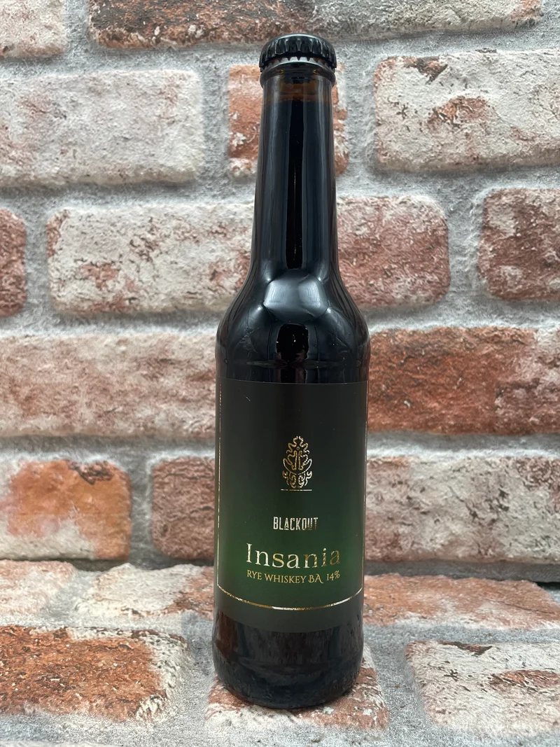 Blackout Brewing Insania Rye Whiskey BA Stout - 33 CL