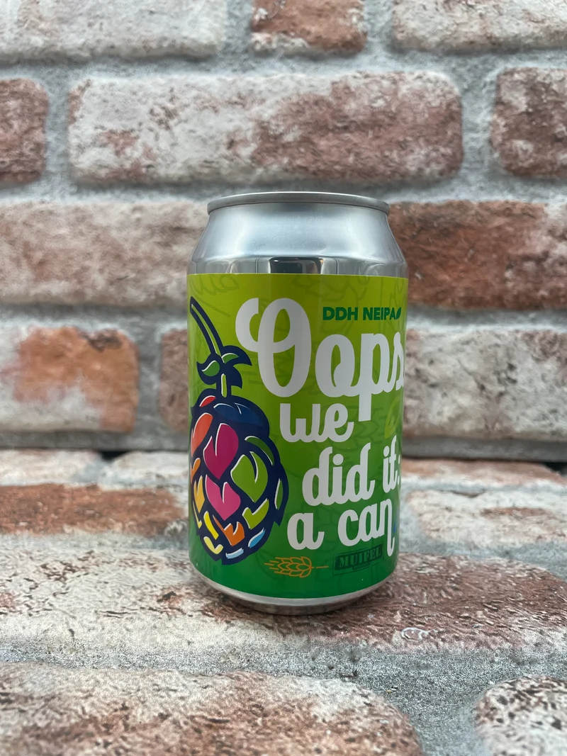 Muifel Brouwerij Oops We Did It: A Can DDH NEIPA - 33 CL