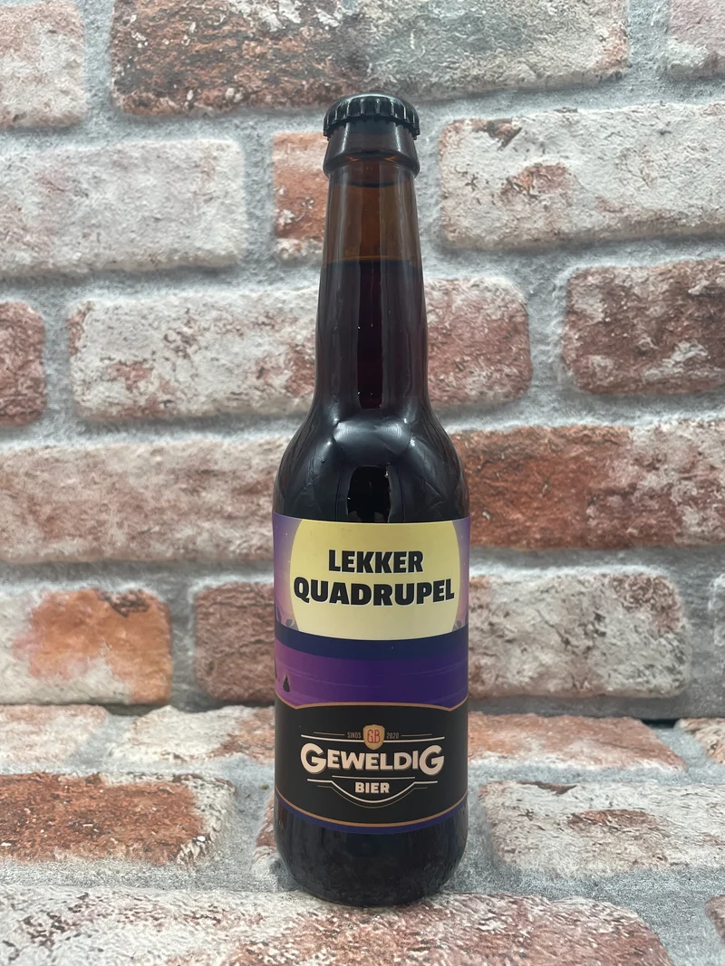 Geweldig Bier Lekker Quadrupel - 33 CL