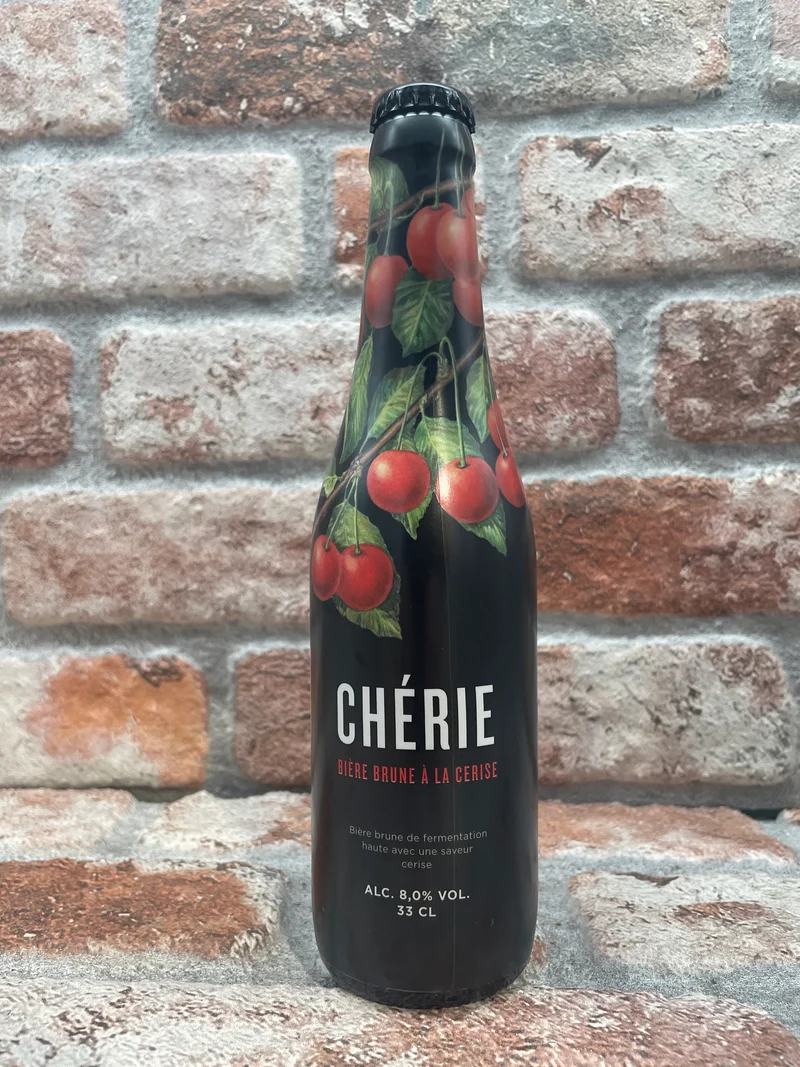 Chérie Biere Brune á La Cherise Fruitbier - 33 CL