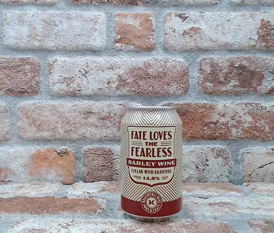 Brouwerij Kees Fate loves the fearless collab Bravoure Barleywine - 33 CL