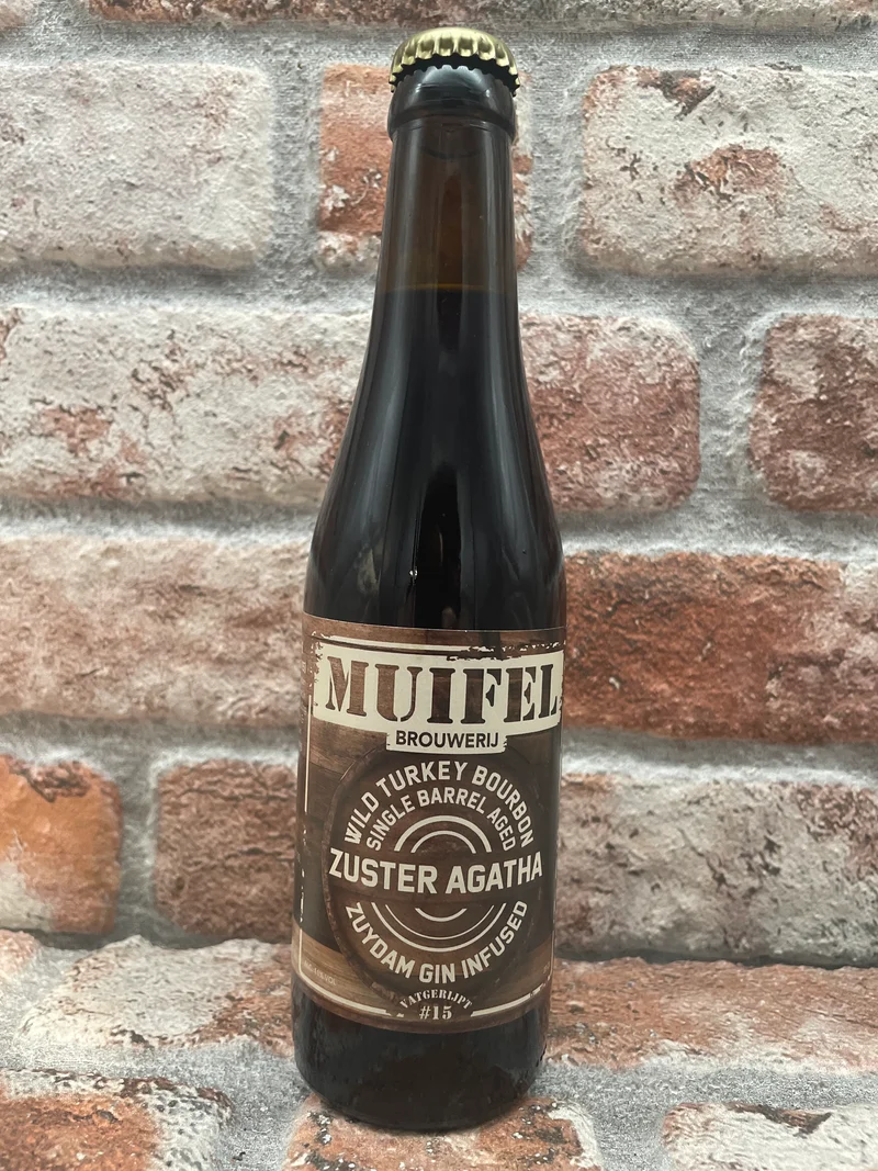 Muifel Brouwerij Vatgerijpt #15 Zuster Agatha Wild Turkey & Zuydam 2024 Quadrupel - 33 CL