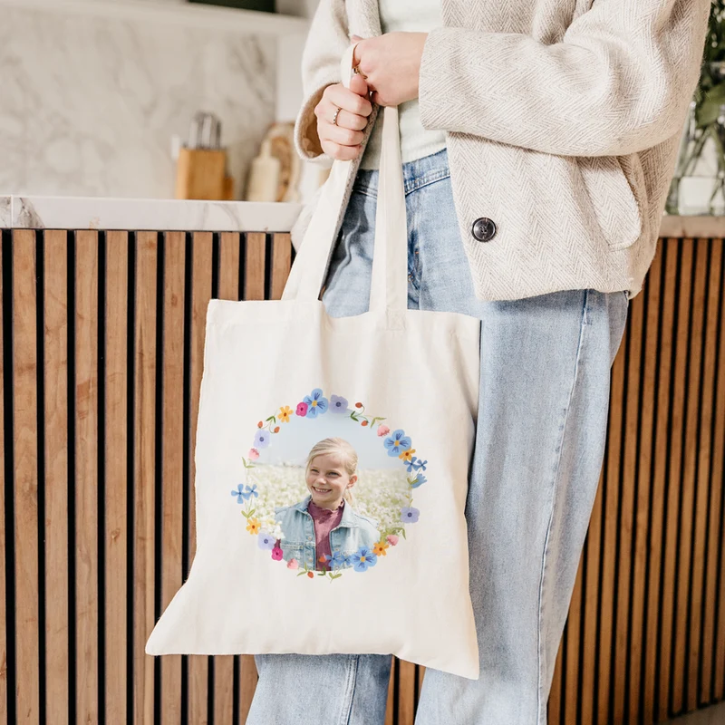 Tote bag - katoen - naturel