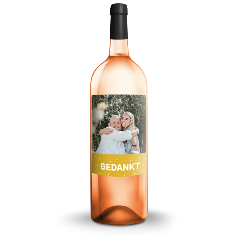 AIX rosé magnum - met bedrukt etiket