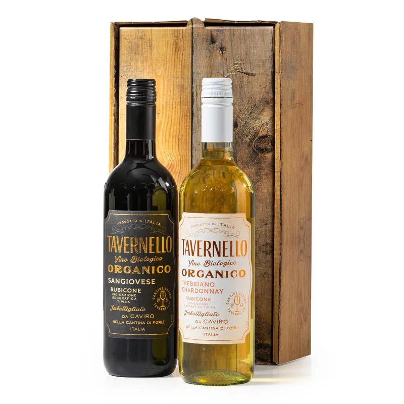 Wijngeschenk Tavernello bio 2-fl