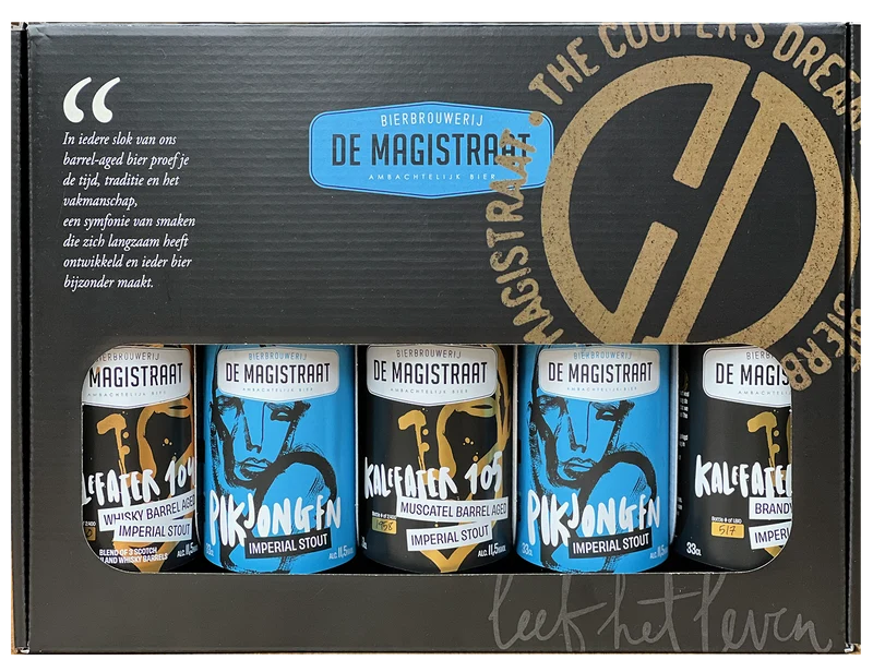 Cadeauverpakking Cooper's Dream 5 flessen, versie 3