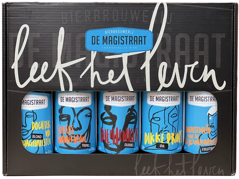 Cadeauverpakking 5 flessen core range