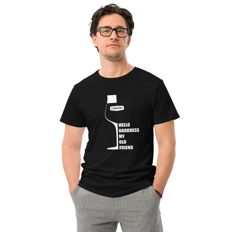 Hello Darkness, exclusief premium heren t-shirt