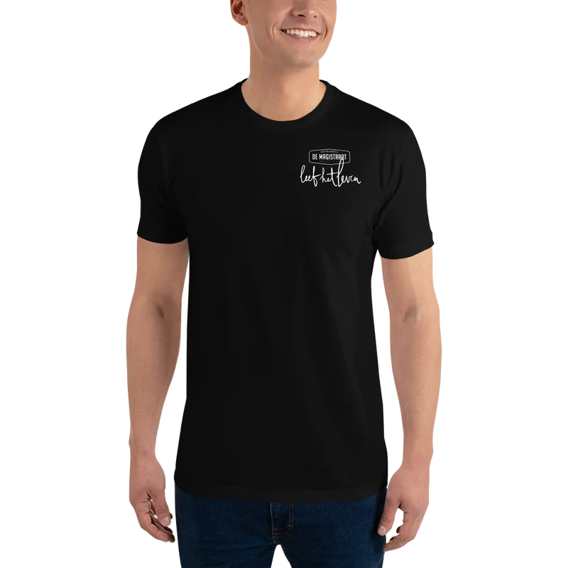 Magistraat Leef het Leven fitted t-shirt