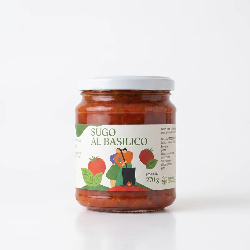 Sugo al Basilico Artigianale - con Olio EVO