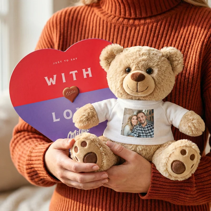 Teddybeer - Milka hart