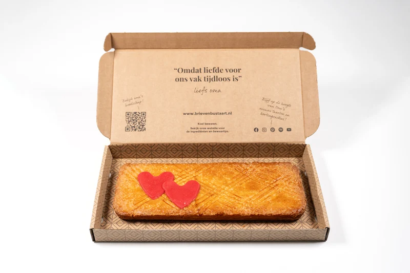 Brievenbus liefdes boterkoek