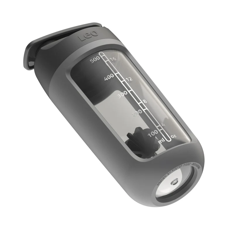 Shaker fles met geïntegreerd poedercompartiment 0,50l