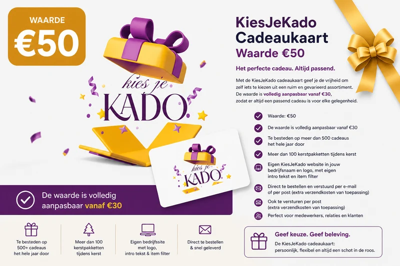 KiesJeKado Giftcard 50 euro