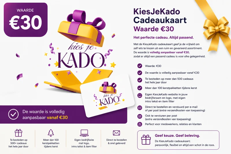 KiesJeKado Giftcard 30 euro