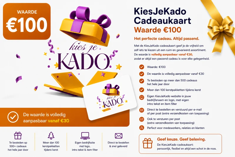 KiesJeKado Giftcard 100 euro