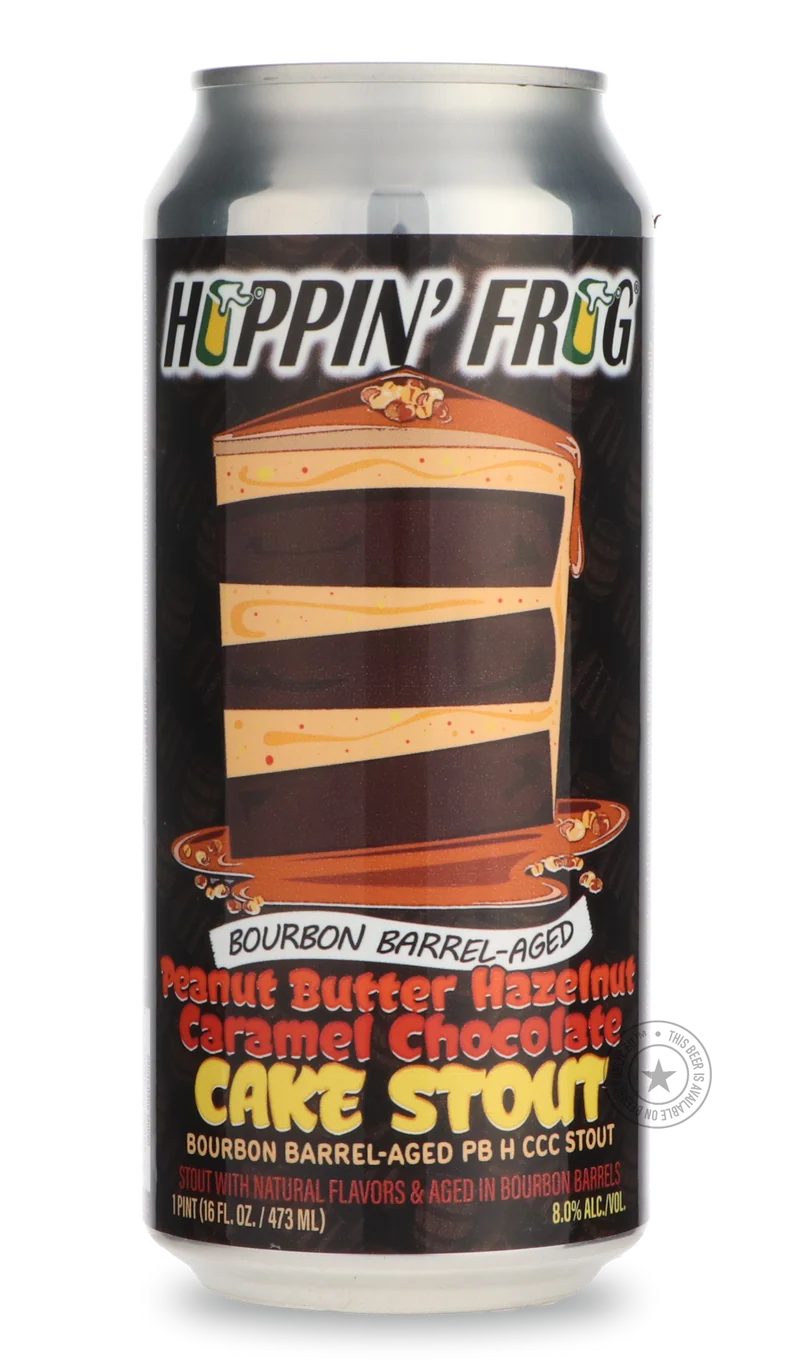 Bourbon Barrel-Aged Peanut Butter Hazelnut Caramel Chocolate Cake Stout