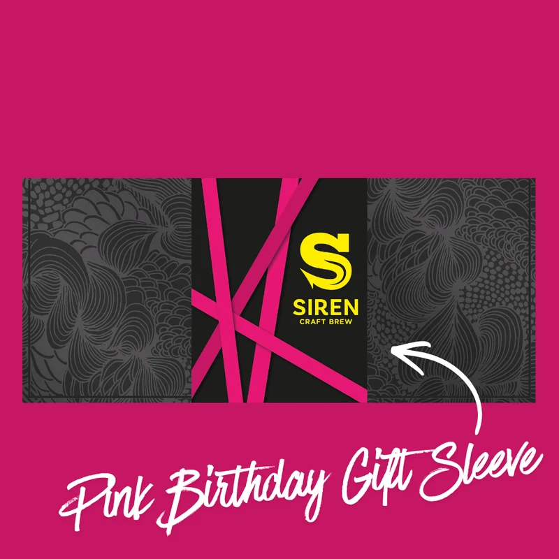 Gift Box Sleeve: Pink Birthday