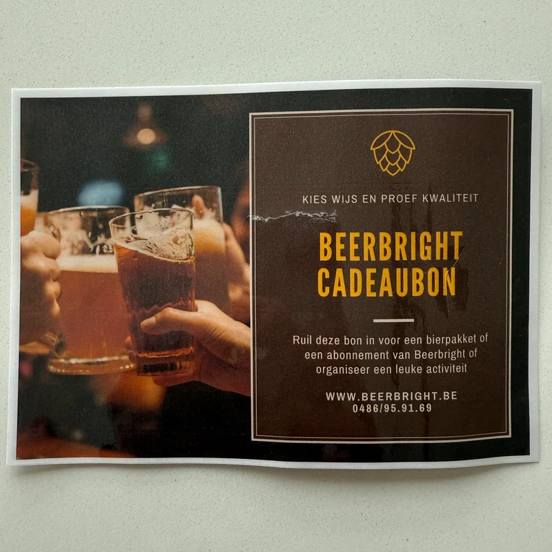 Beerbright cadeaubon