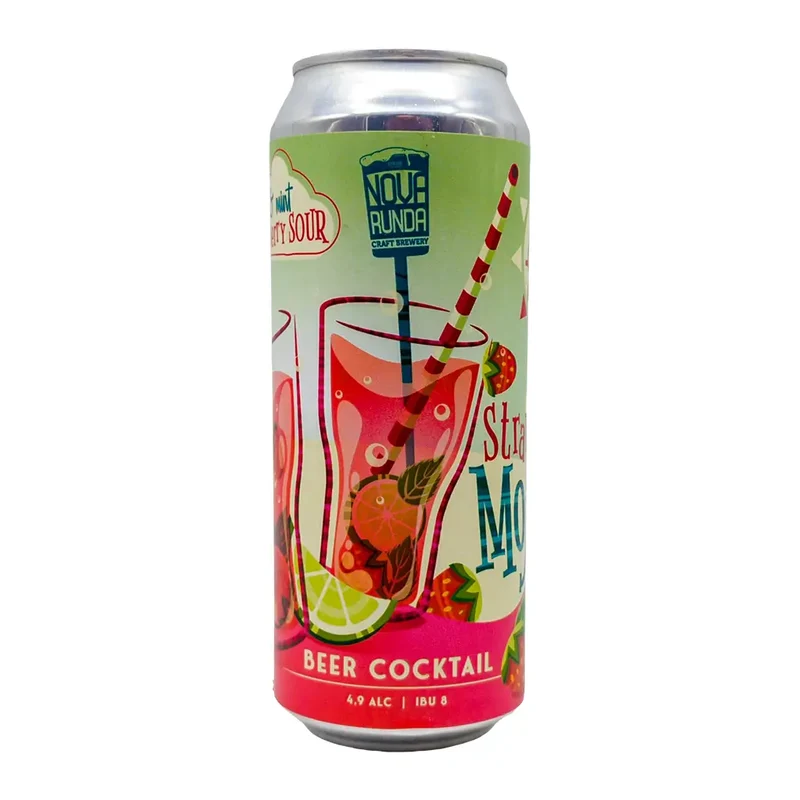 Nova Runda - Beer Cocktail: Strawberry Mojito