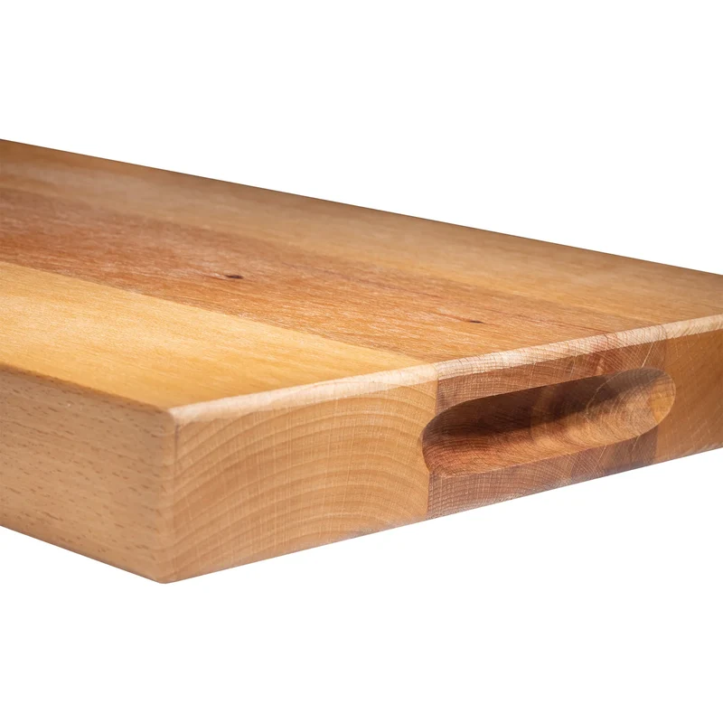 Snijplank met handvaten van beukenhout – Ruim, Robuust en Stijlvol (38 x 28 cm)
