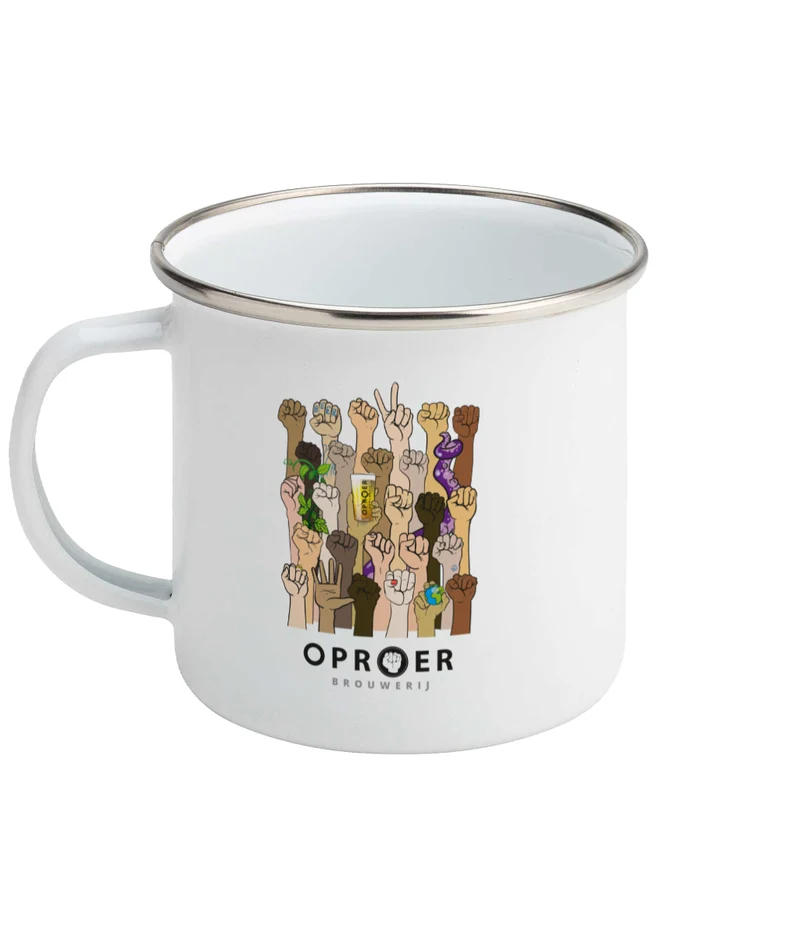 Oproer metalen mok