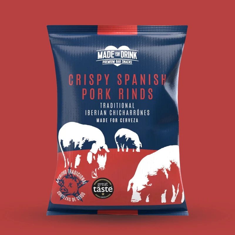 Made For Drink: Crispy Spanish Pork Rinds 25g