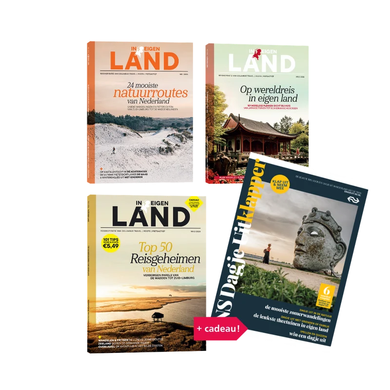 3 edities van In Eigen Land + NS Dagje Uit-gids cadeau