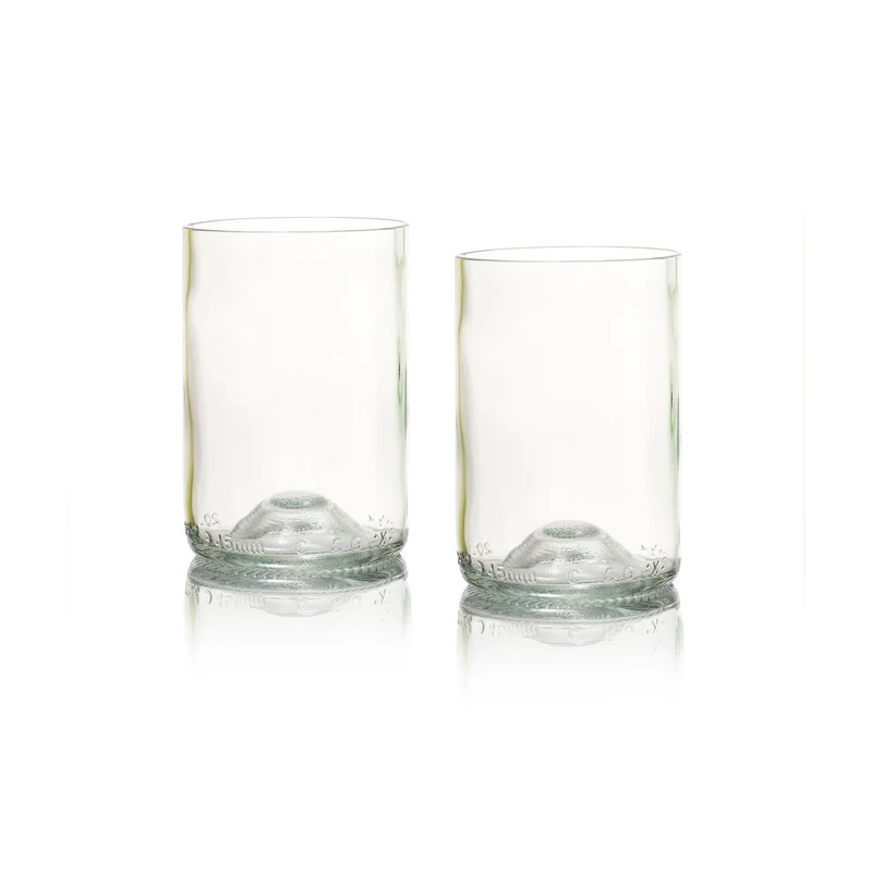 Rebottled - Circulair drinkglas (2-pack) - Transparant